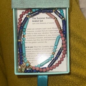 The Summer Radiance Anklet Set